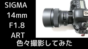 SIGMA 14mm F1.8 DG HSM ARTで撮影してきた！【レビュー】