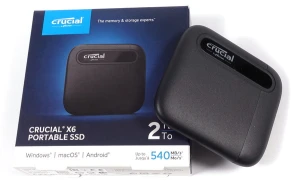 「Crucial X6 Portable SSD 2TB」をレビュー。指で摘まめるコンパクト外付けSSDを徹底検証 : 自作とゲームと趣味の日々