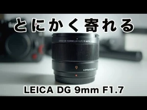 マイクロフォーサーズ待望の超広角単焦点レンズ「LEICA DG SUMMILUX 9mm/F1.7」はとにかく軽くて寄れるのだ！【おすすめ】
