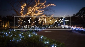 「トゥインクル・スター」光条がイイ感じになった新しいクロスフィルターの登場