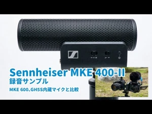 ゼンハイザー MKE 400-II 録音サンプル