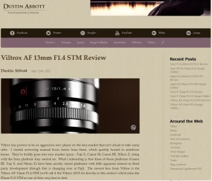 VILTROX AF 13mm F1.4 STMは完璧では無いがおススメできるレンズ